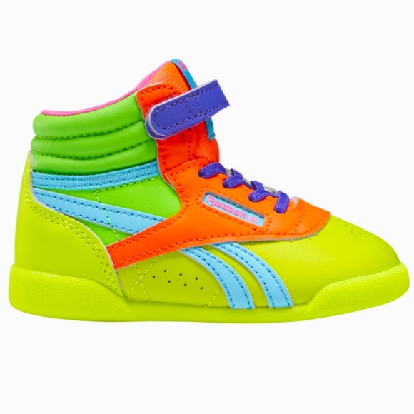 Reebok Other - Reebok Freestyle HI Brights
Girls' Toddler Size 9